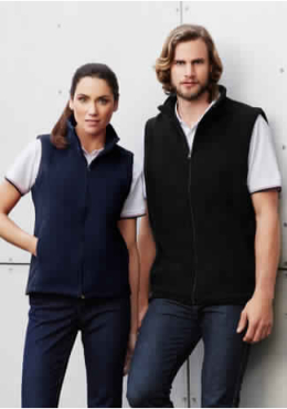 LADIES PLAIN MICRO FLEECE VEST