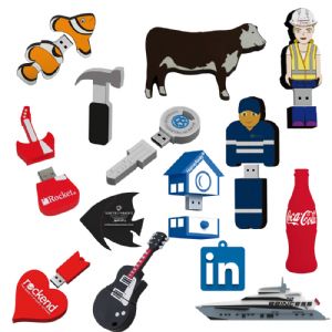 2D Custom Shape USB Flash Drive
